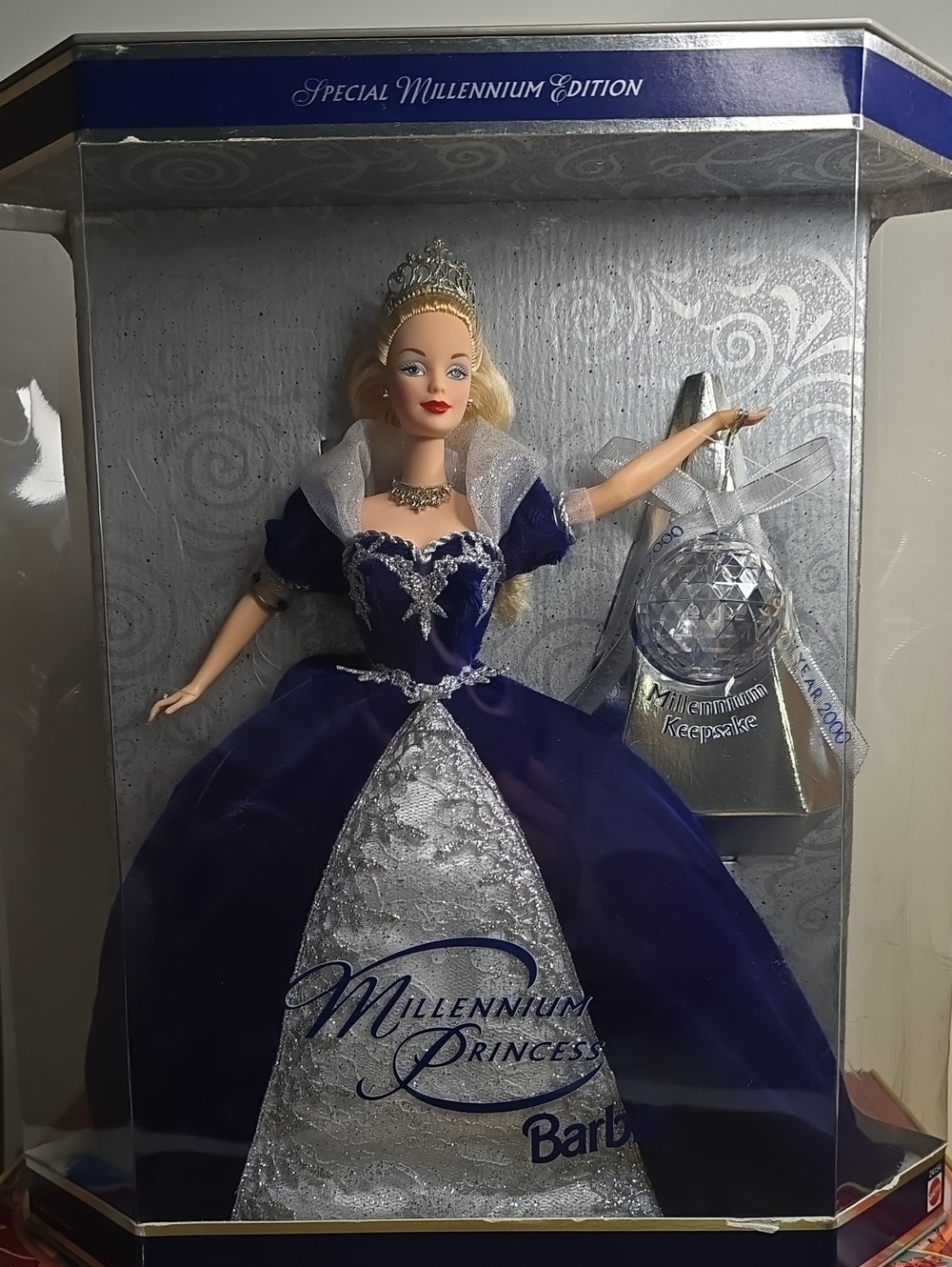 Barbie Special Millennium Edition Blue and Silver Princess Doll